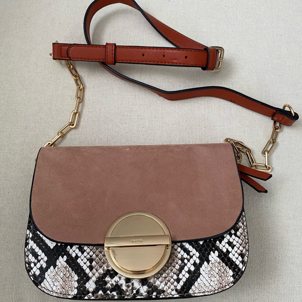 Parfois faux snake skin crossbody shoulder bag